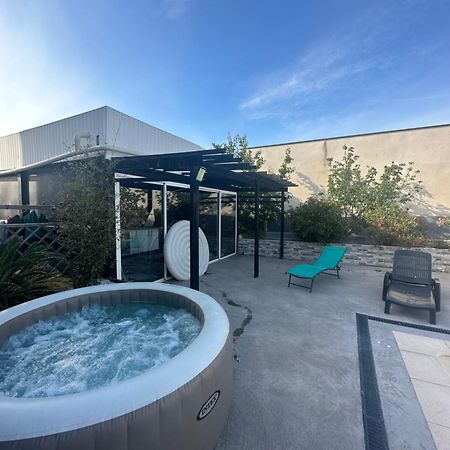 Superbe Appartement Avec Piscine Et Spa Privatif Villeneuve-lès-Béziers Zewnętrze zdjęcie